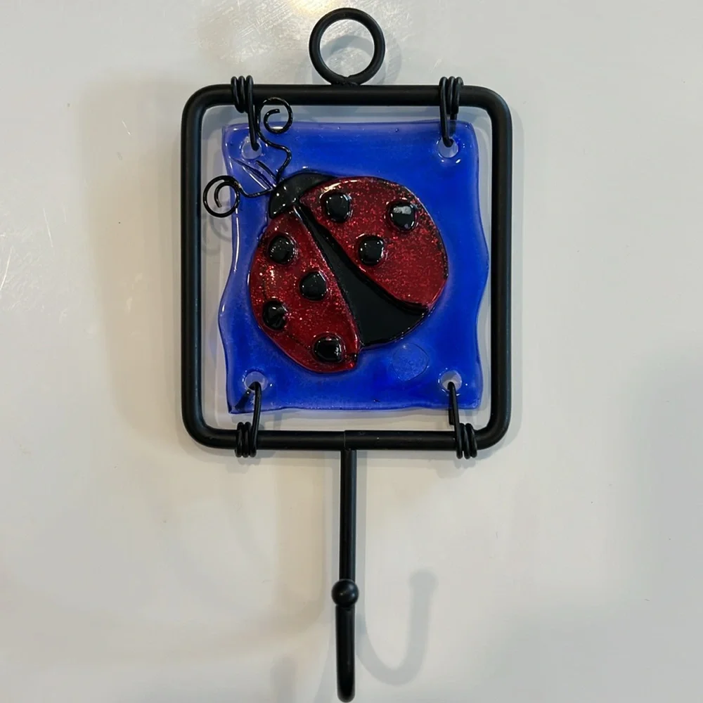Glass & Metal Decorative Hooks